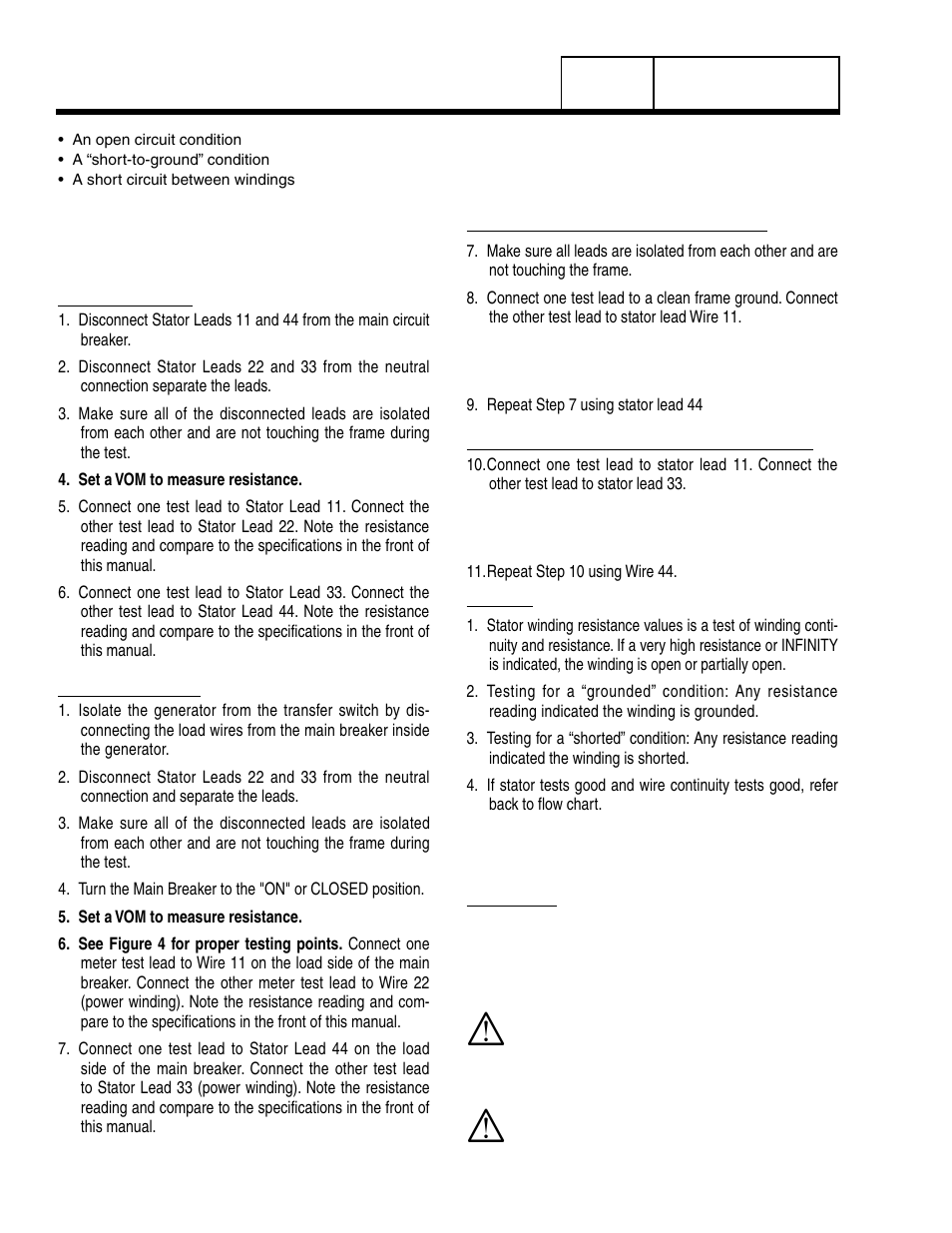 Test 9 – check capacitor | Generac Power Systems 8 kW LP User Manual | Page 48 / 192