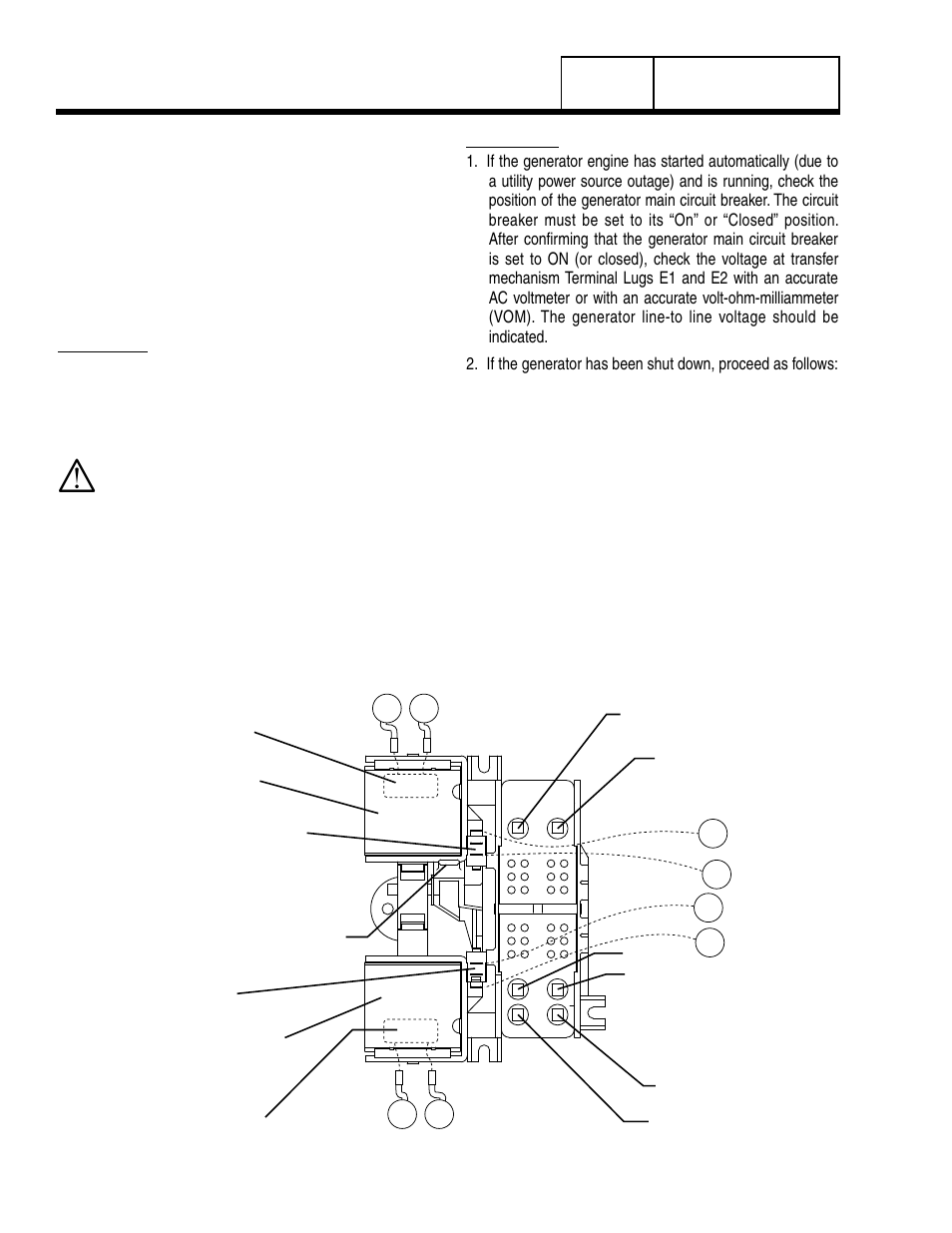 4 diagnostic tests, General, Test 26 – check voltage atterminal lugs e1, e2 | Generac Power Systems 8 kW LP User Manual | Page 76 / 192