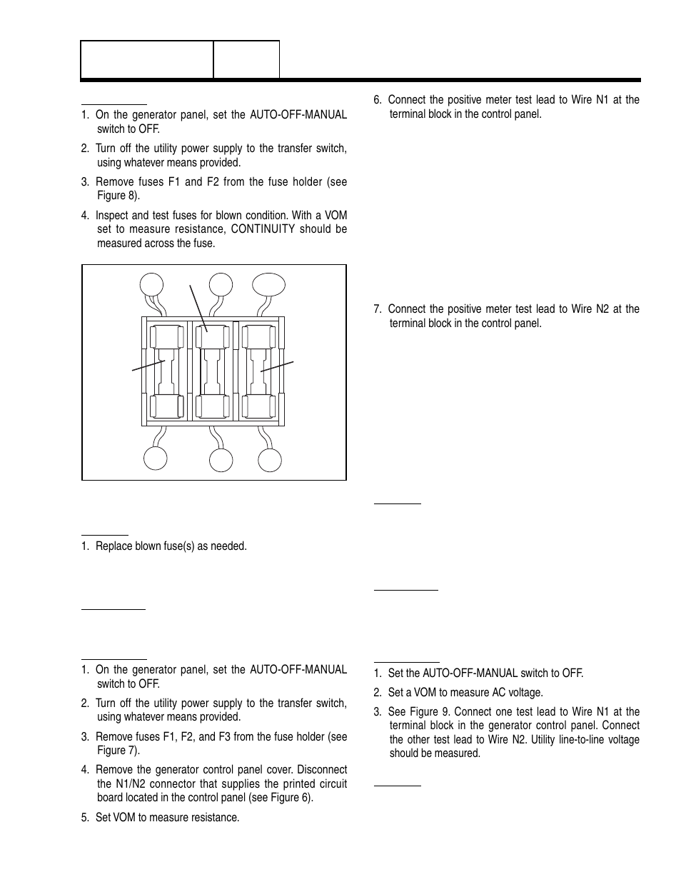 Test 35 – check n1 and n2 wiring, Test 36 – check n1 and n2 voltage | Generac Power Systems 8 kW LP User Manual | Page 85 / 192