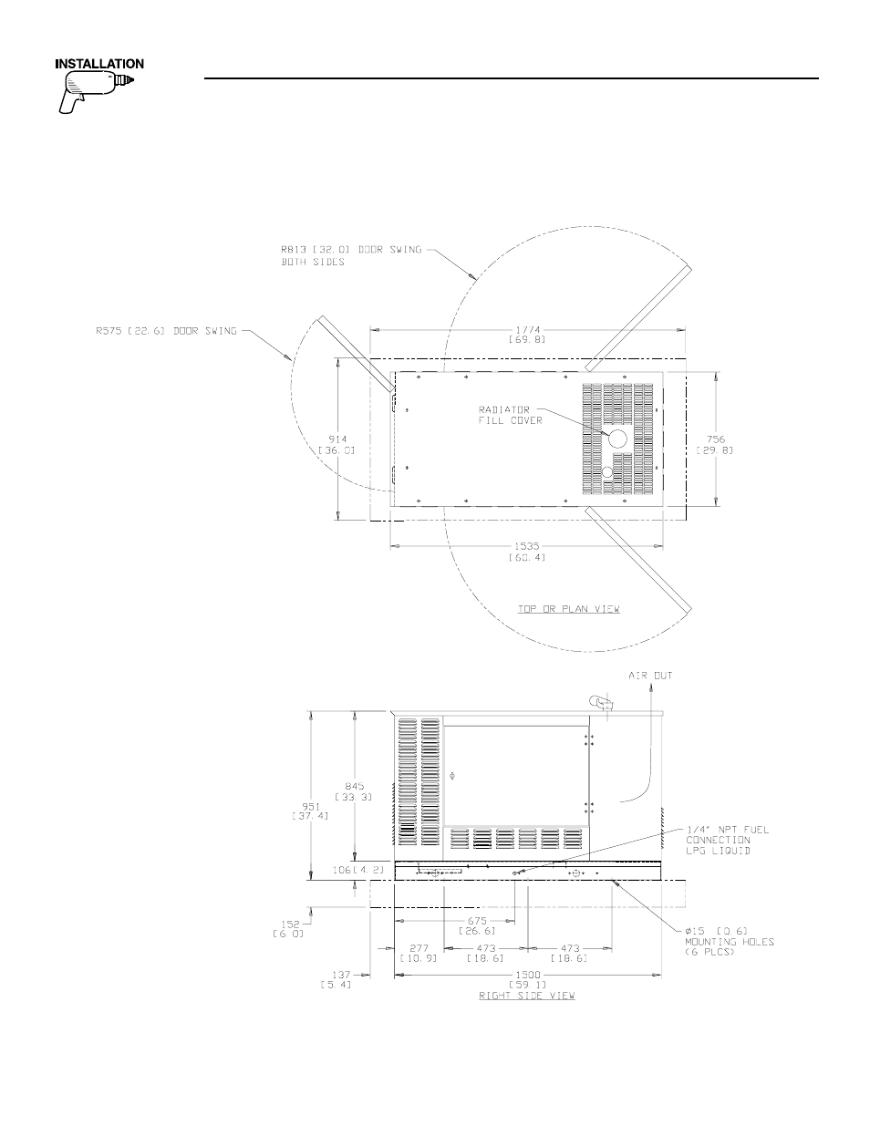 Generac Power Systems Liquid-cooled Standby Generators 004090-2 User Manual | Page 46 / 52