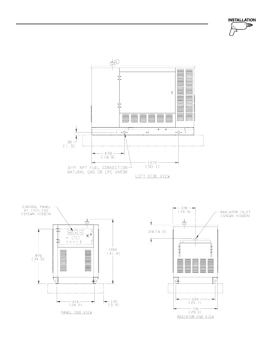 Generac Power Systems Liquid-cooled Standby Generators 004090-2 User Manual | Page 47 / 52