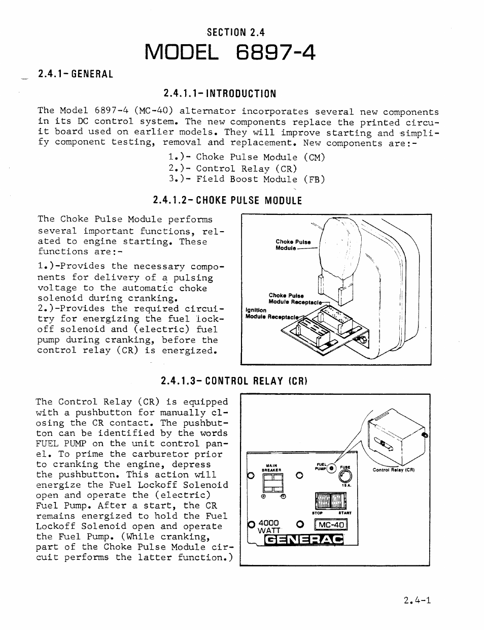 Model 6897-4 | Generac Power Systems MC User Manual | Page 47 / 83