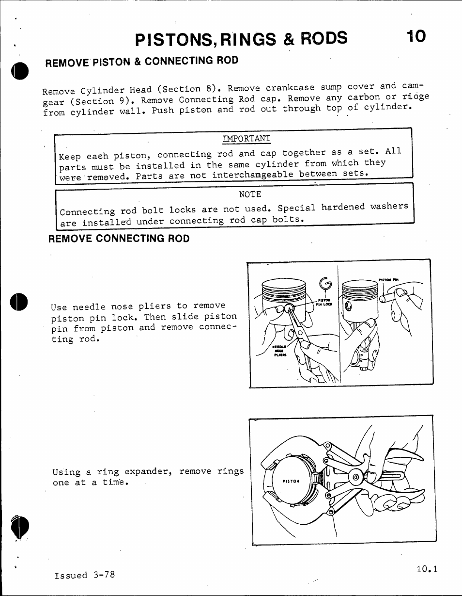 Pistons,rings & rods | Generac Power Systems TXP User Manual | Page 71 / 91