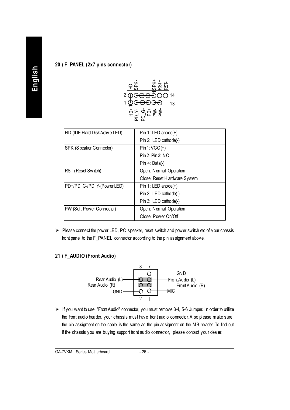 English | GIGABYTE GA-7vkml User Manual | Page 30 / 104