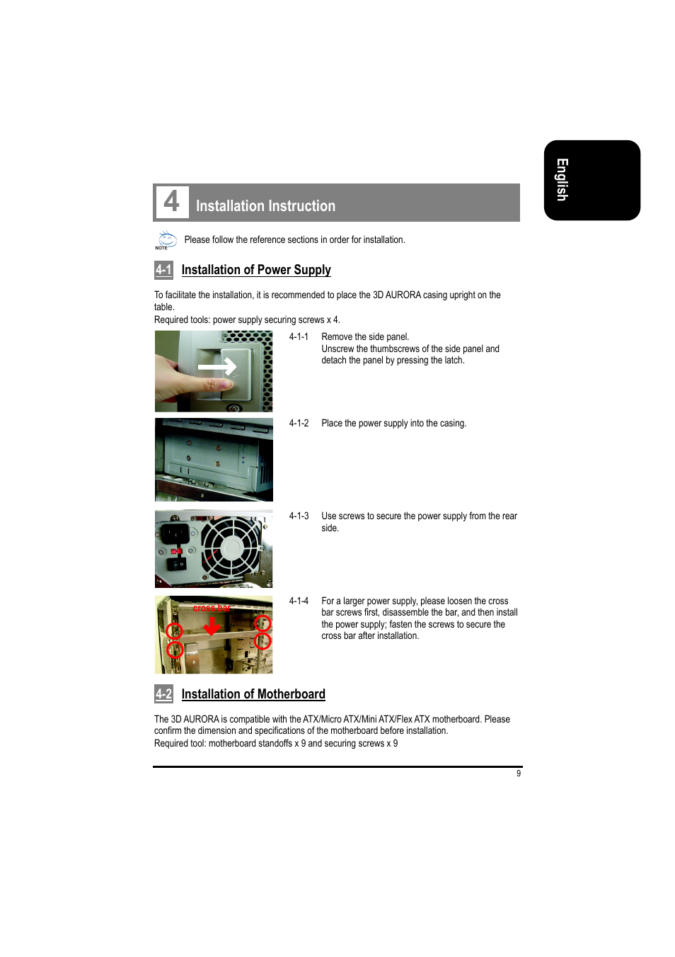 Installation instruction | GIGABYTE GZ-FSCA1-AN User Manual | Page 9 / 18