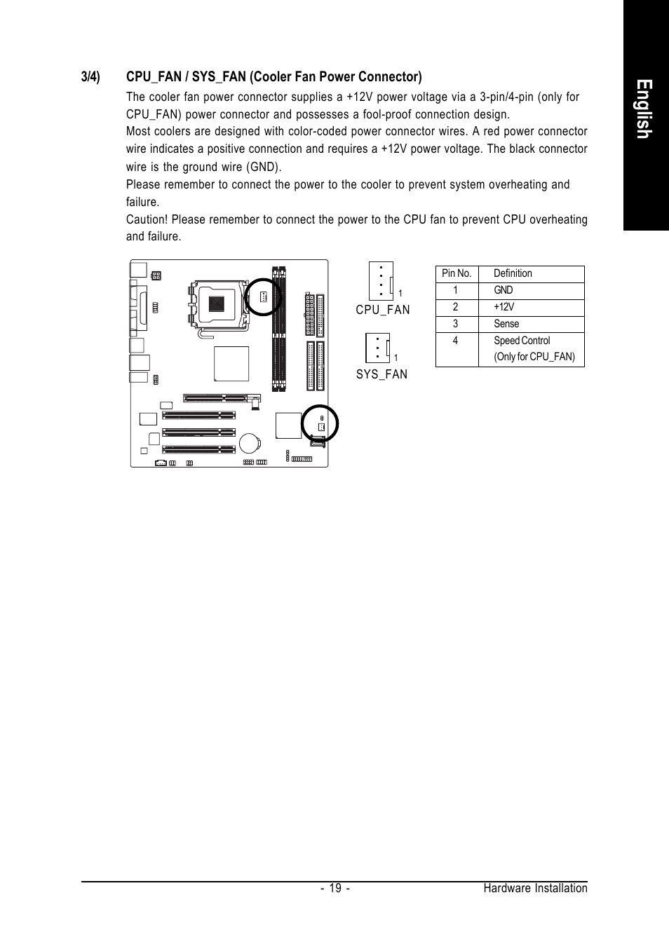 English | GIGABYTE GA-8S661FXM-775 User Manual | Page 19 / 88
