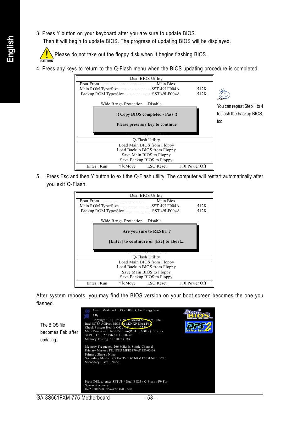 English | GIGABYTE GA-8S661FXM-775 User Manual | Page 58 / 88