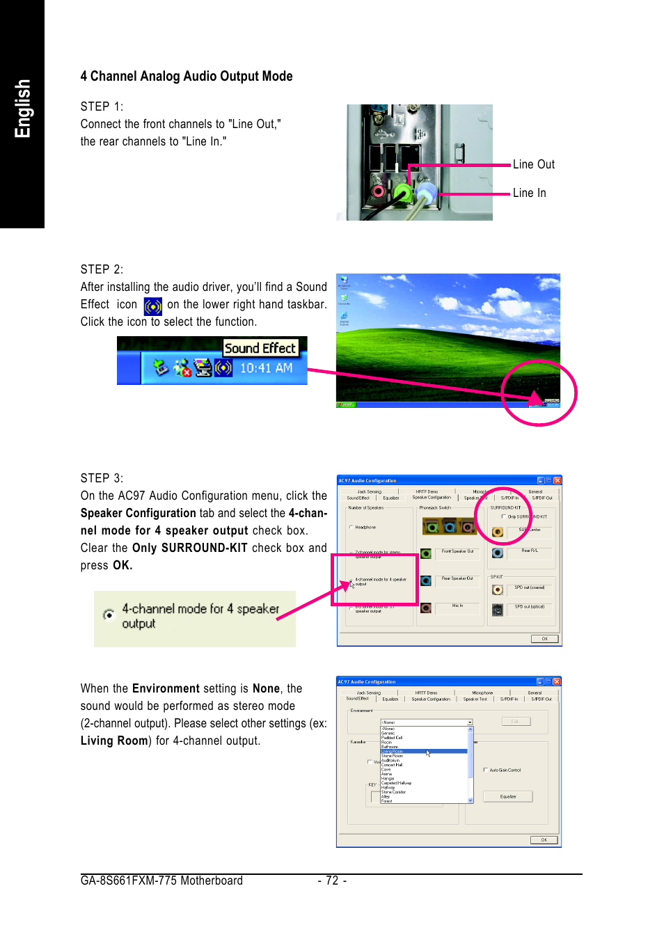 English | GIGABYTE GA-8S661FXM-775 User Manual | Page 72 / 88