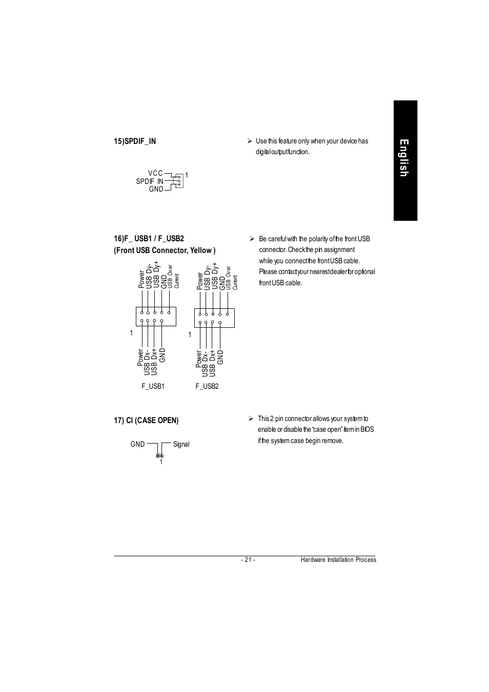 English | GIGABYTE GA-7VAC User Manual | Page 25 / 96