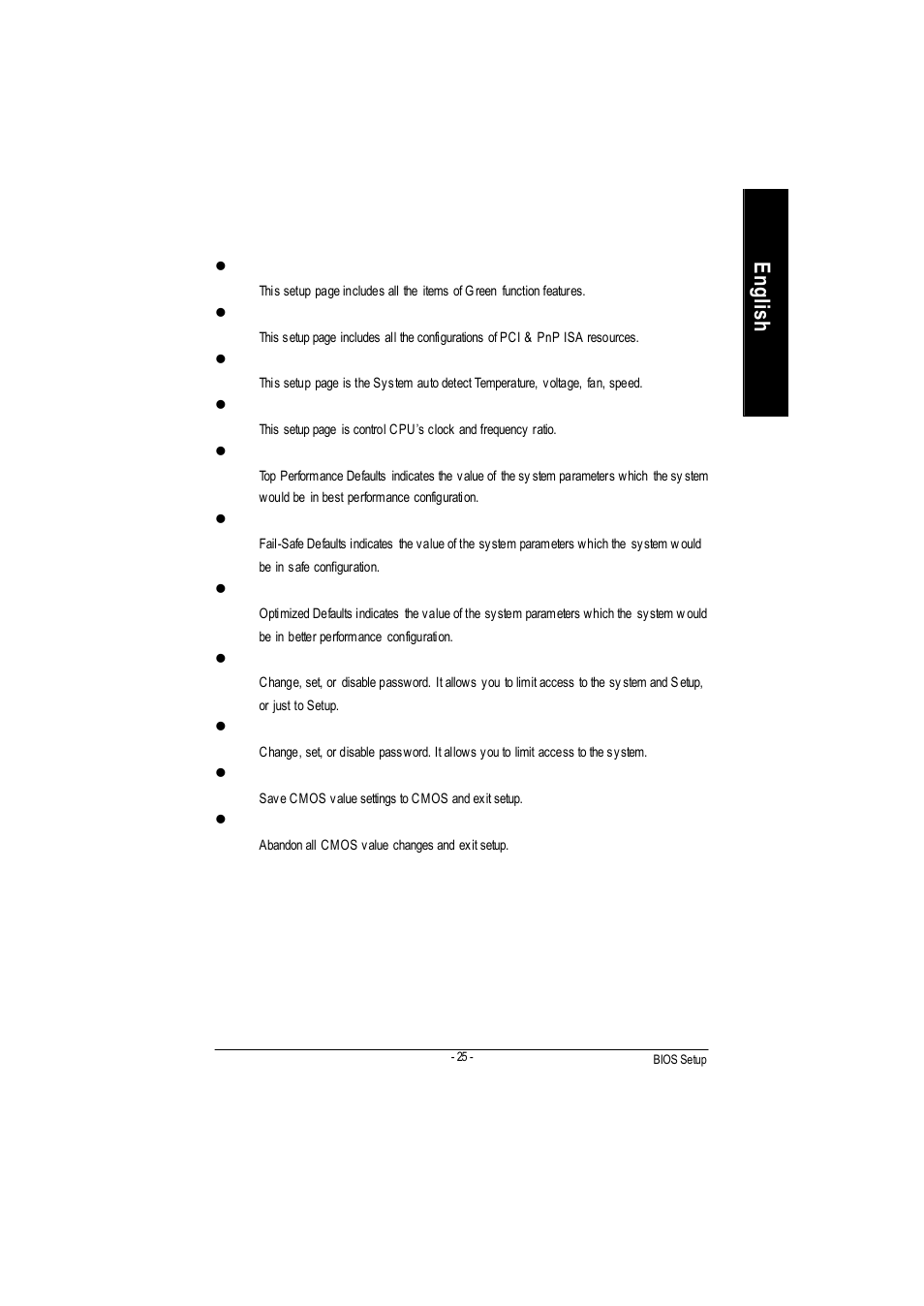 English | GIGABYTE GA-7VAC User Manual | Page 29 / 96
