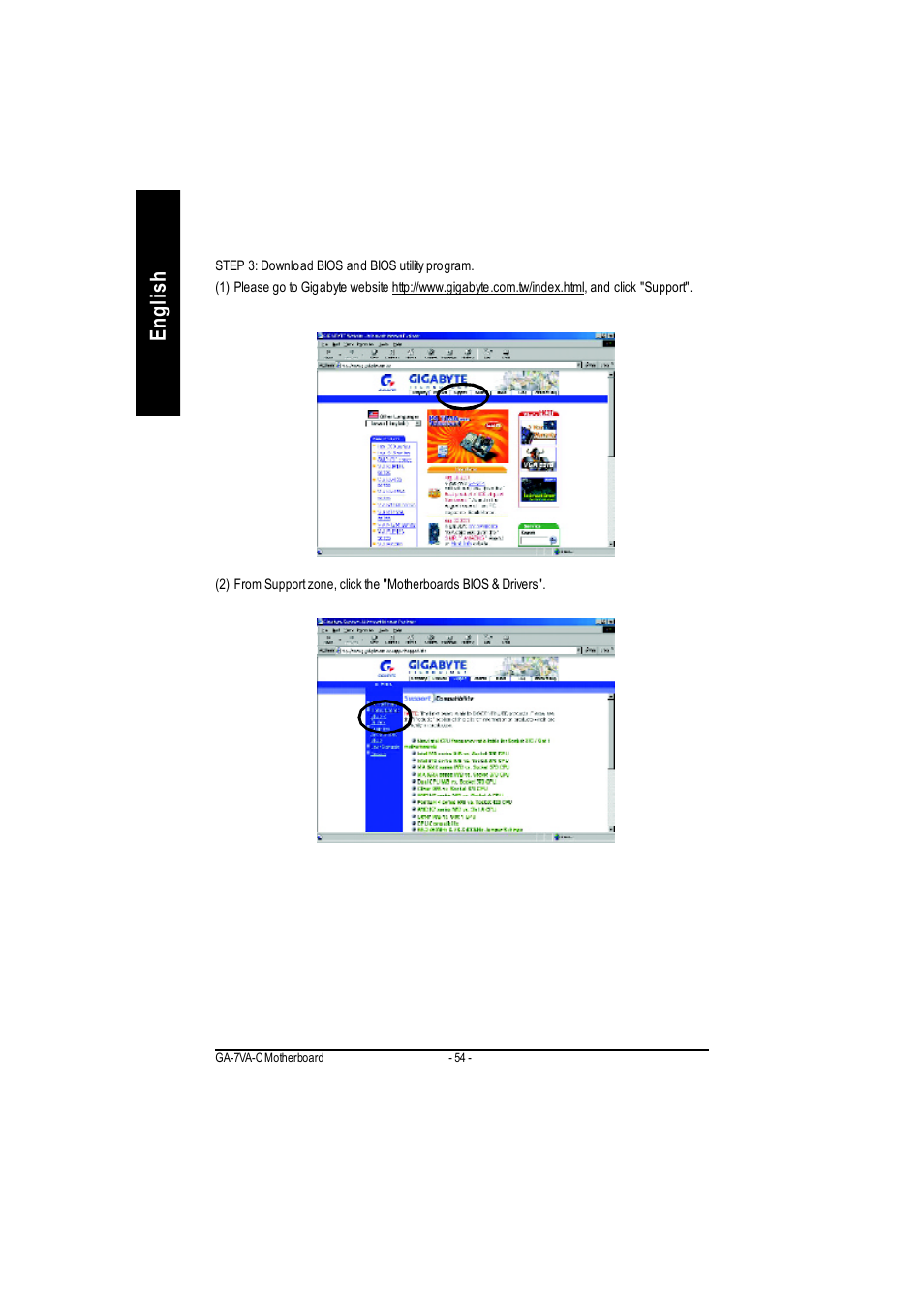 English | GIGABYTE GA-7VAC User Manual | Page 58 / 96
