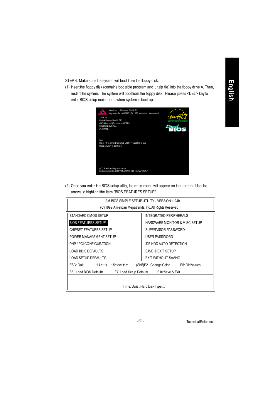 English | GIGABYTE GA-7VAC User Manual | Page 61 / 96