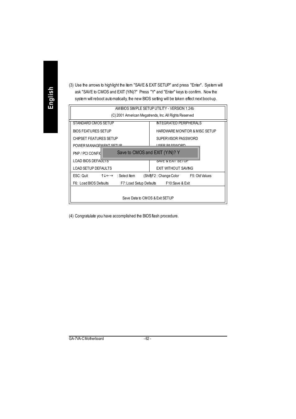 English | GIGABYTE GA-7VAC User Manual | Page 66 / 96