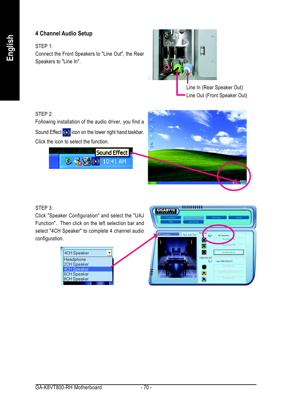 English | GIGABYTE AMD Socket 754 Processor Motherboard GA-K8VT800-RH User Manual | Page 70 / 80