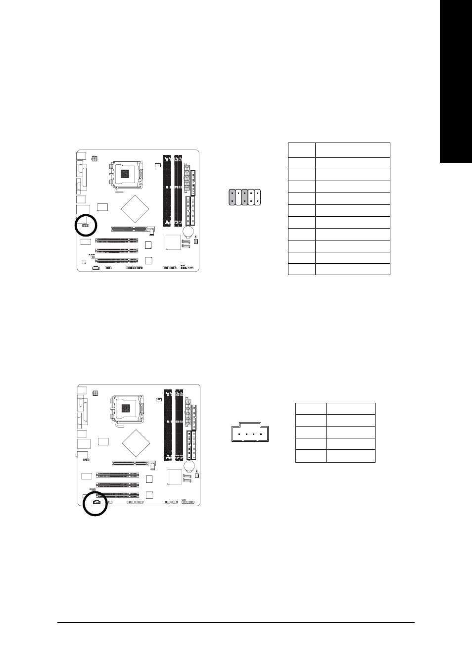 English, 10) f_audio (front audio panel connector), 11) cd_in (cd in connector) | GIGABYTE GA-8I865GMFK-775 User Manual | Page 23 / 72
