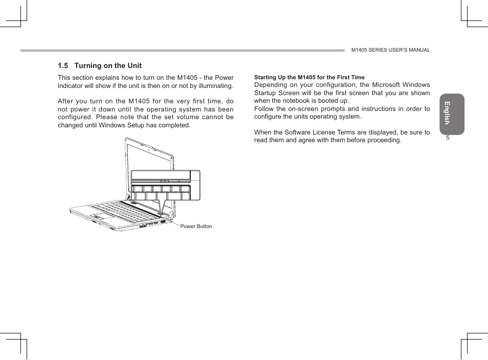 GIGABYTE M1405 User Manual | Page 15 / 65