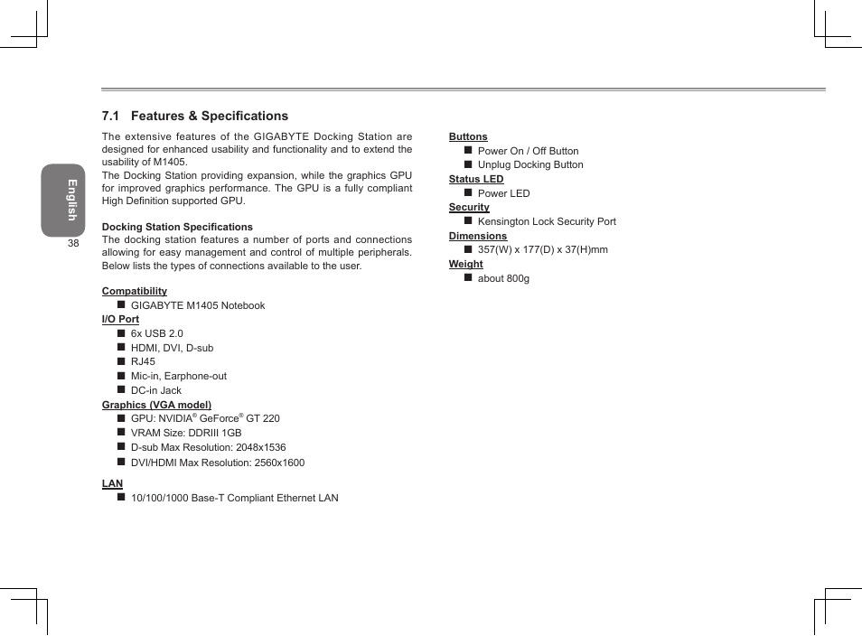 GIGABYTE M1405 User Manual | Page 48 / 65
