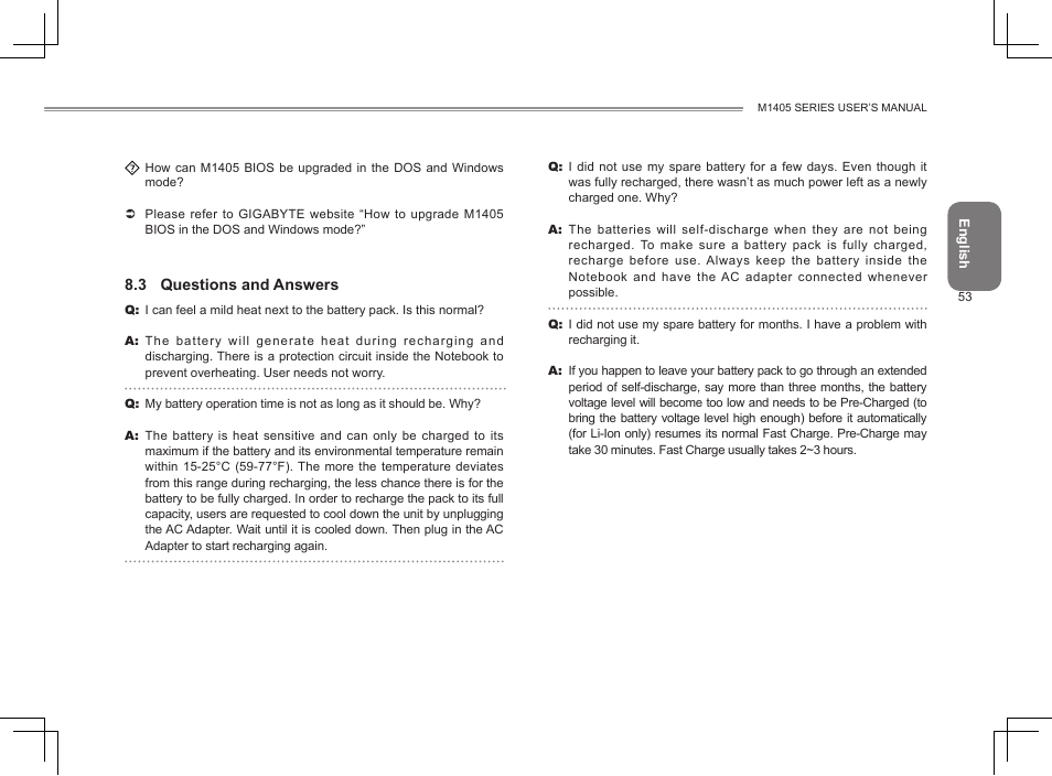 GIGABYTE M1405 User Manual | Page 63 / 65
