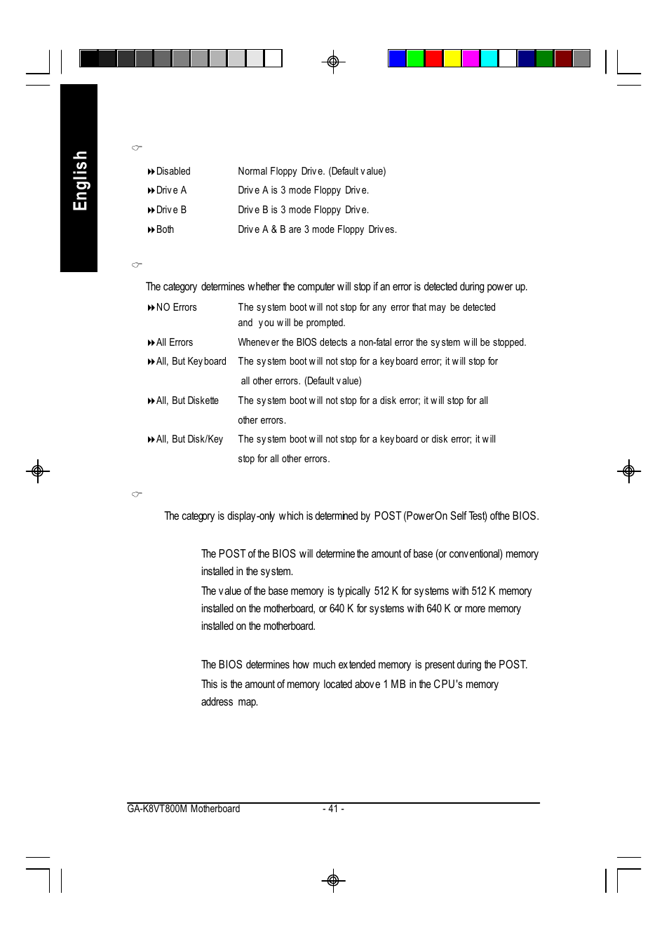 English | GIGABYTE AMD Socket 754 Processor Motherboard GA-K8VT800M User Manual | Page 41 / 96