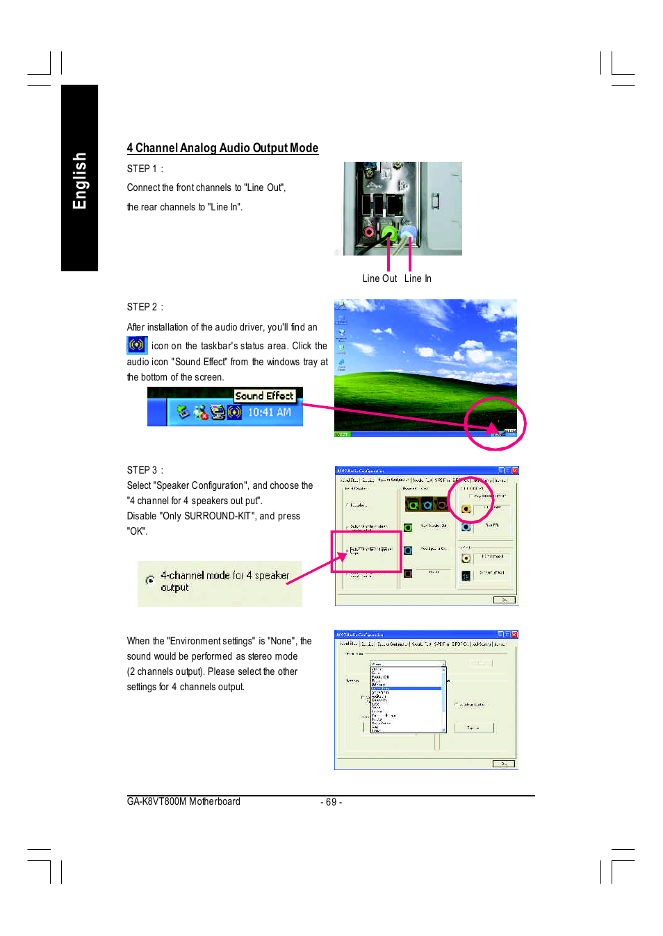 English | GIGABYTE AMD Socket 754 Processor Motherboard GA-K8VT800M User Manual | Page 69 / 96
