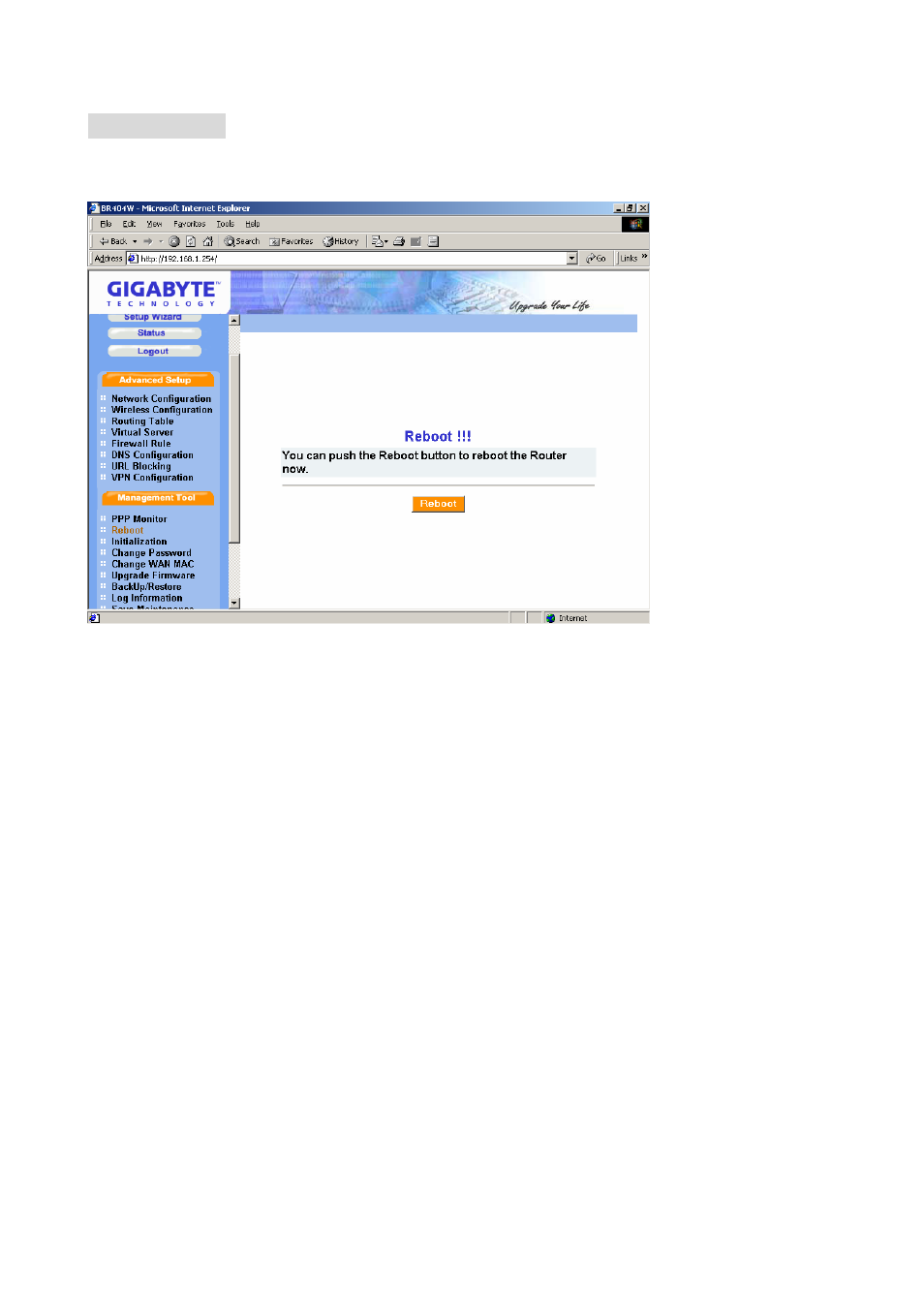 5-2. reboot | GIGABYTE GN-BR404W User Manual | Page 85 / 109