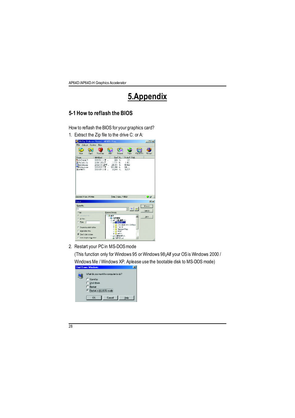 Appendix | GIGABYTE RADEON AP64D-H User Manual | Page 28 / 32