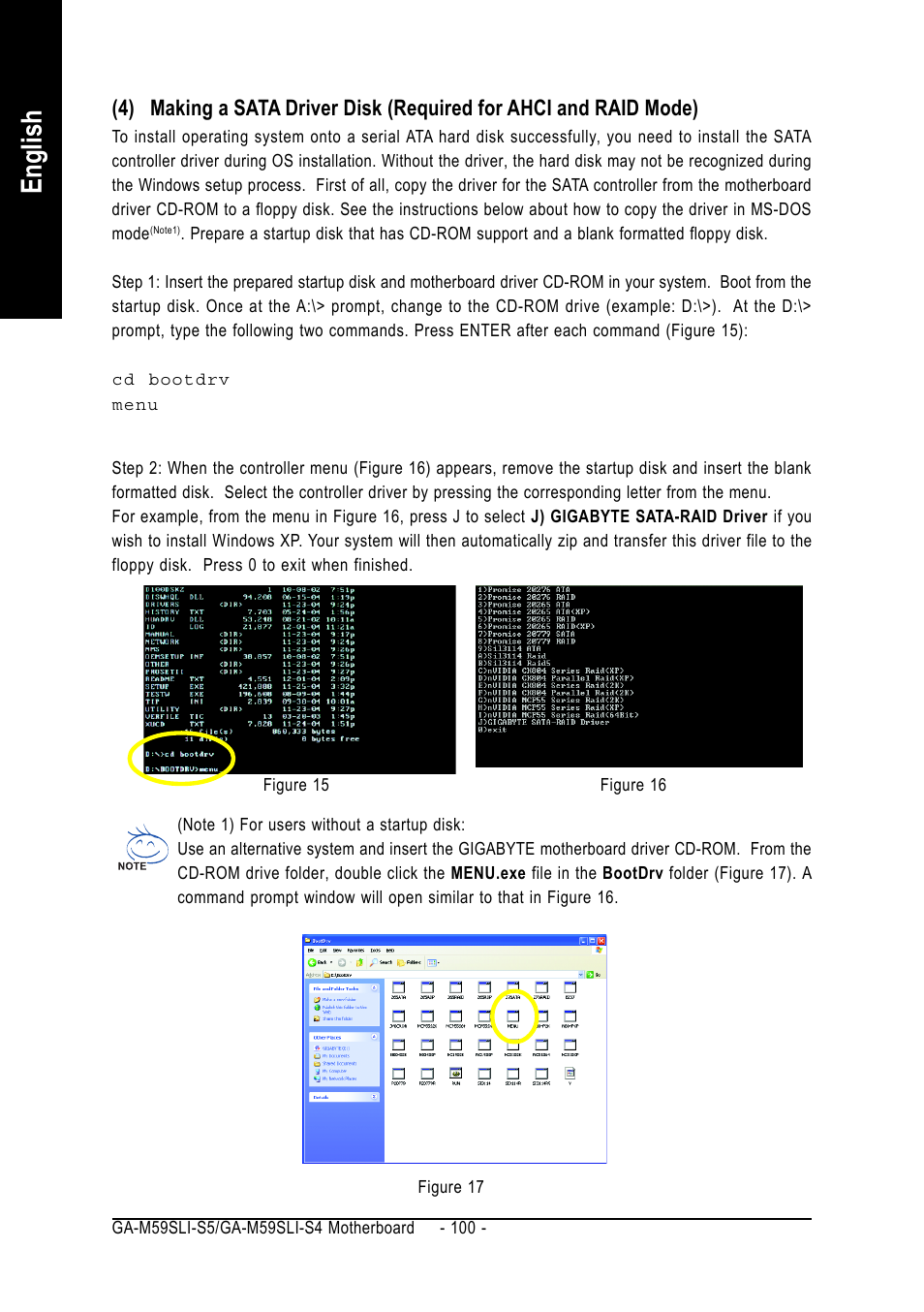 English | GIGABYTE AMD Socket AM2 Processor Motherboard GA-M59SLI-S5 User Manual | Page 100 / 120