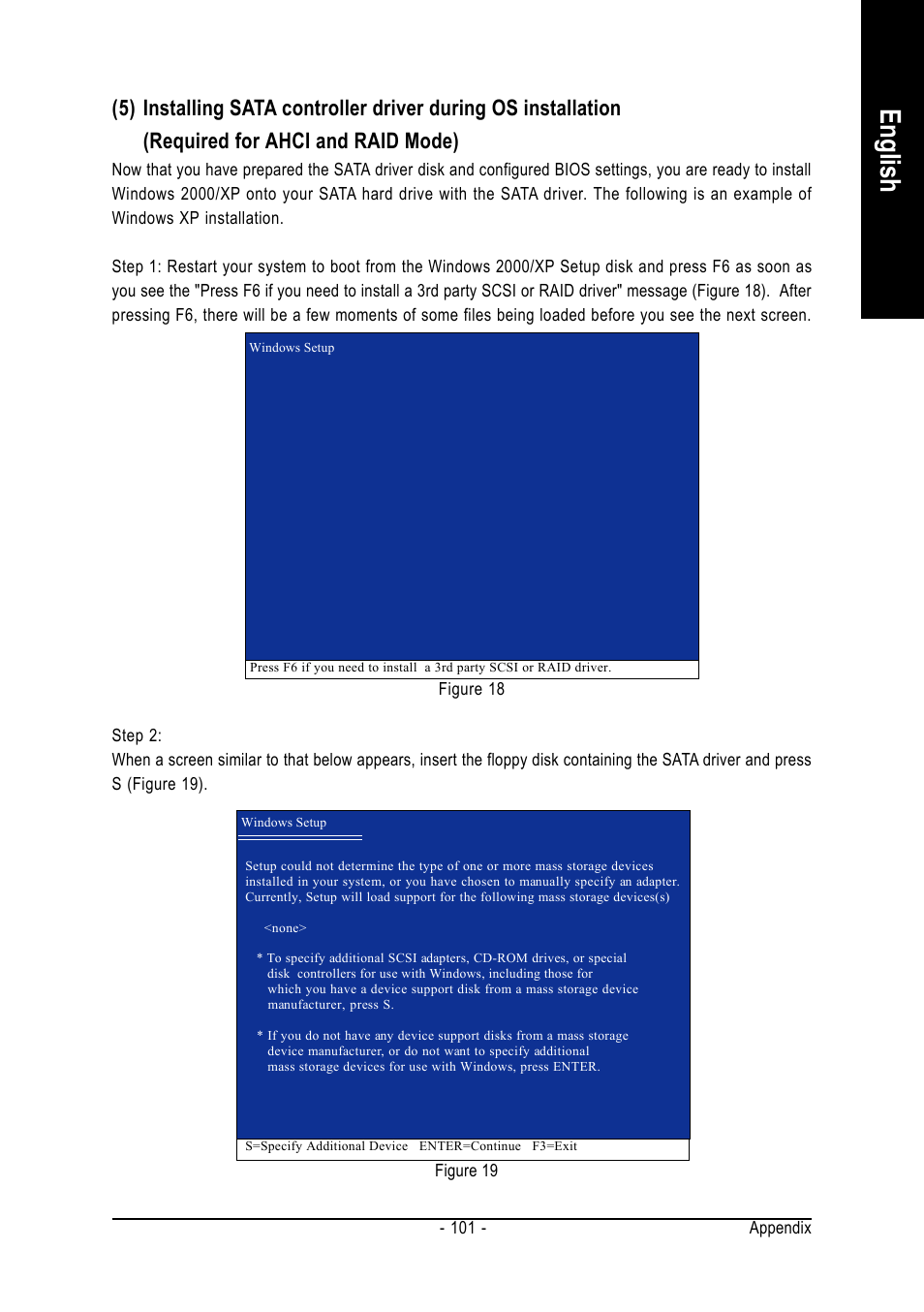 English | GIGABYTE AMD Socket AM2 Processor Motherboard GA-M59SLI-S5 User Manual | Page 101 / 120