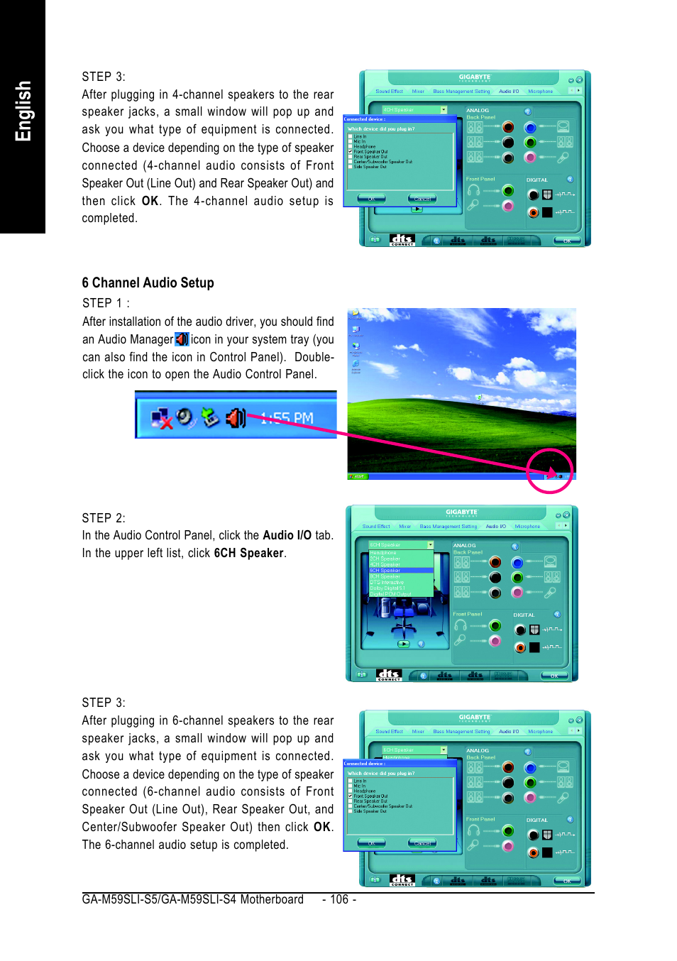 English | GIGABYTE AMD Socket AM2 Processor Motherboard GA-M59SLI-S5 User Manual | Page 106 / 120