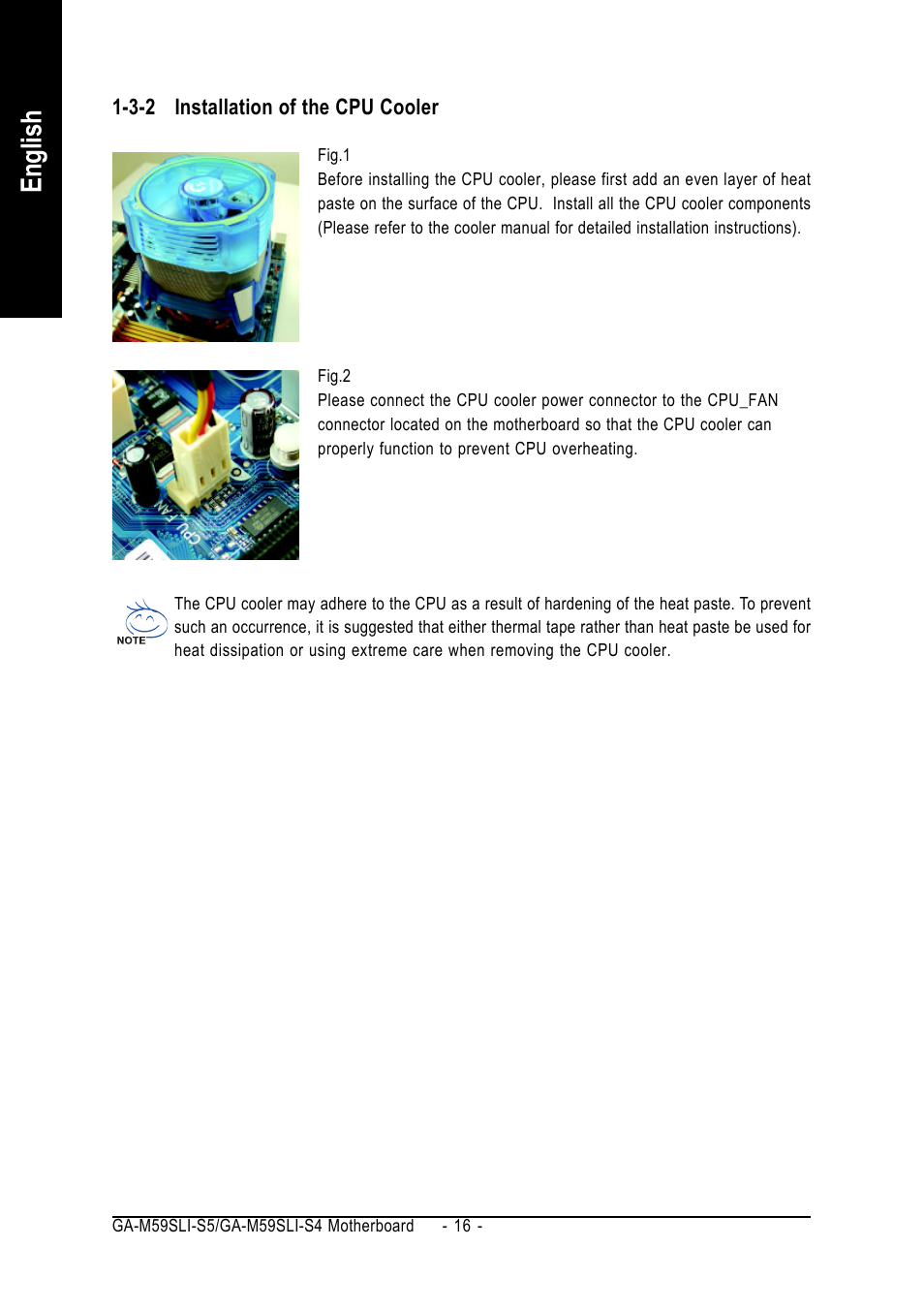 English | GIGABYTE AMD Socket AM2 Processor Motherboard GA-M59SLI-S5 User Manual | Page 16 / 120