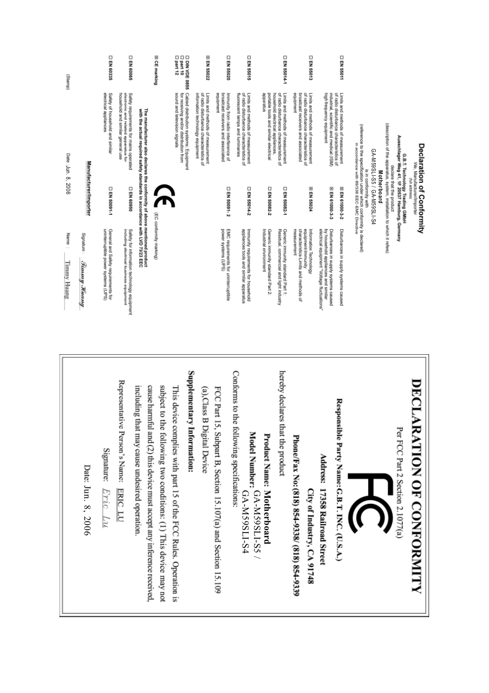 GIGABYTE AMD Socket AM2 Processor Motherboard GA-M59SLI-S5 User Manual | Page 2 / 120