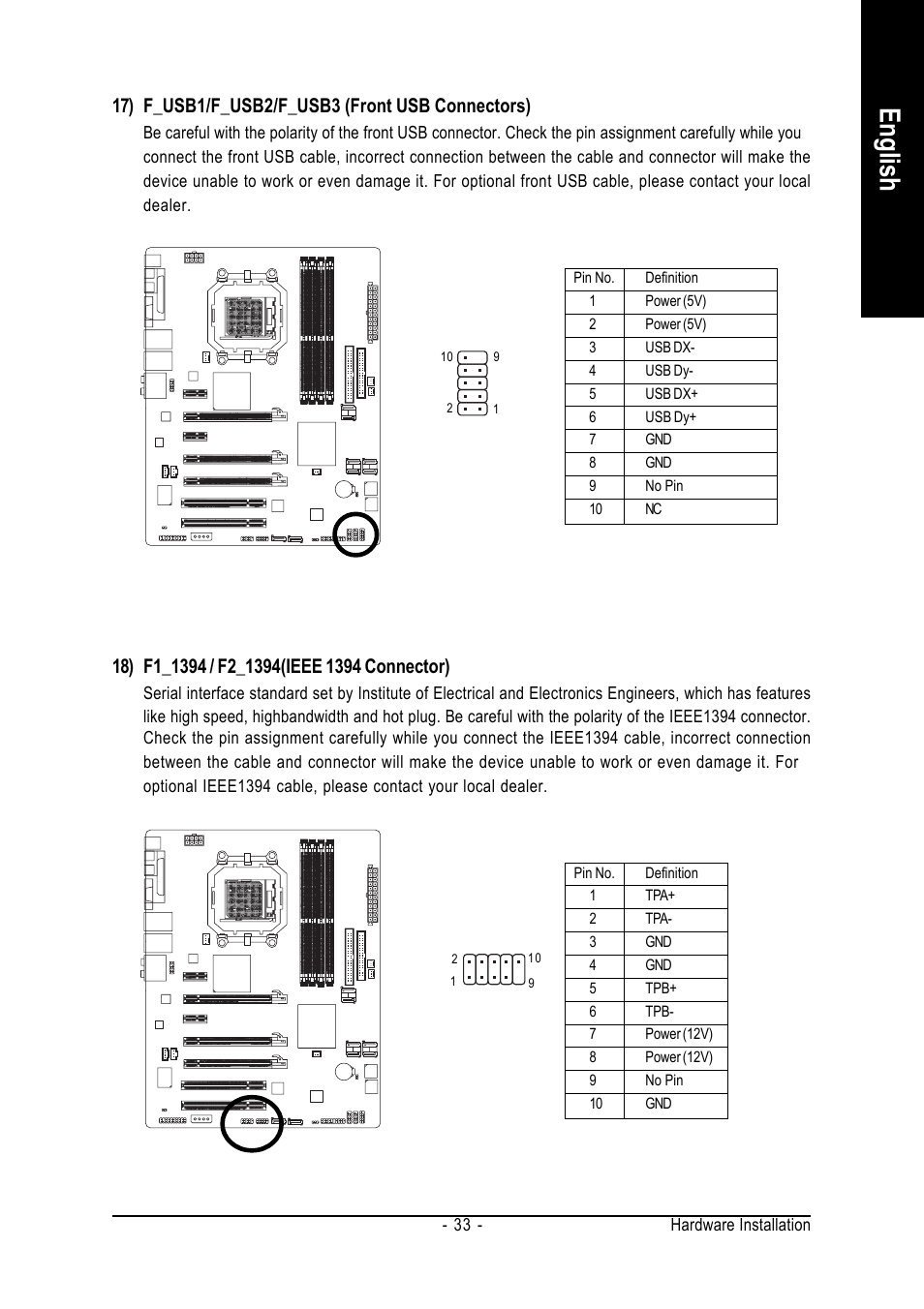 English | GIGABYTE AMD Socket AM2 Processor Motherboard GA-M59SLI-S5 User Manual | Page 33 / 120