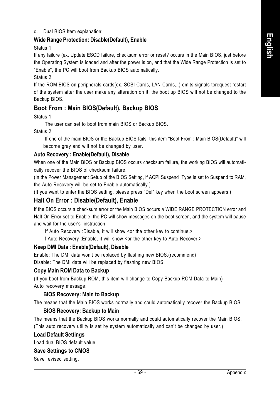 English | GIGABYTE AMD Socket AM2 Processor Motherboard GA-M59SLI-S5 User Manual | Page 69 / 120