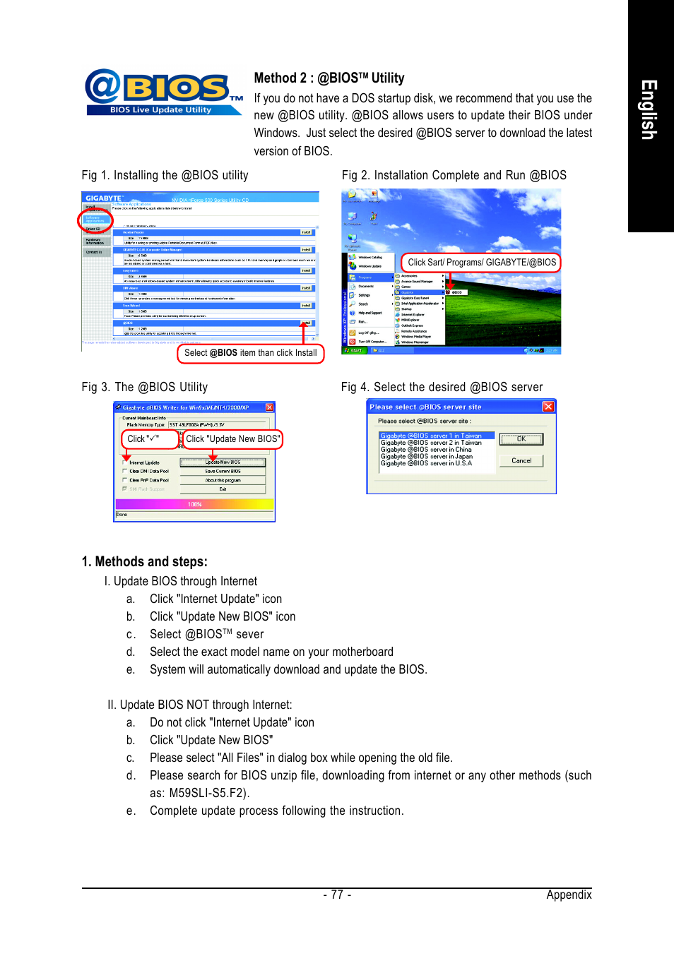 English | GIGABYTE AMD Socket AM2 Processor Motherboard GA-M59SLI-S5 User Manual | Page 77 / 120