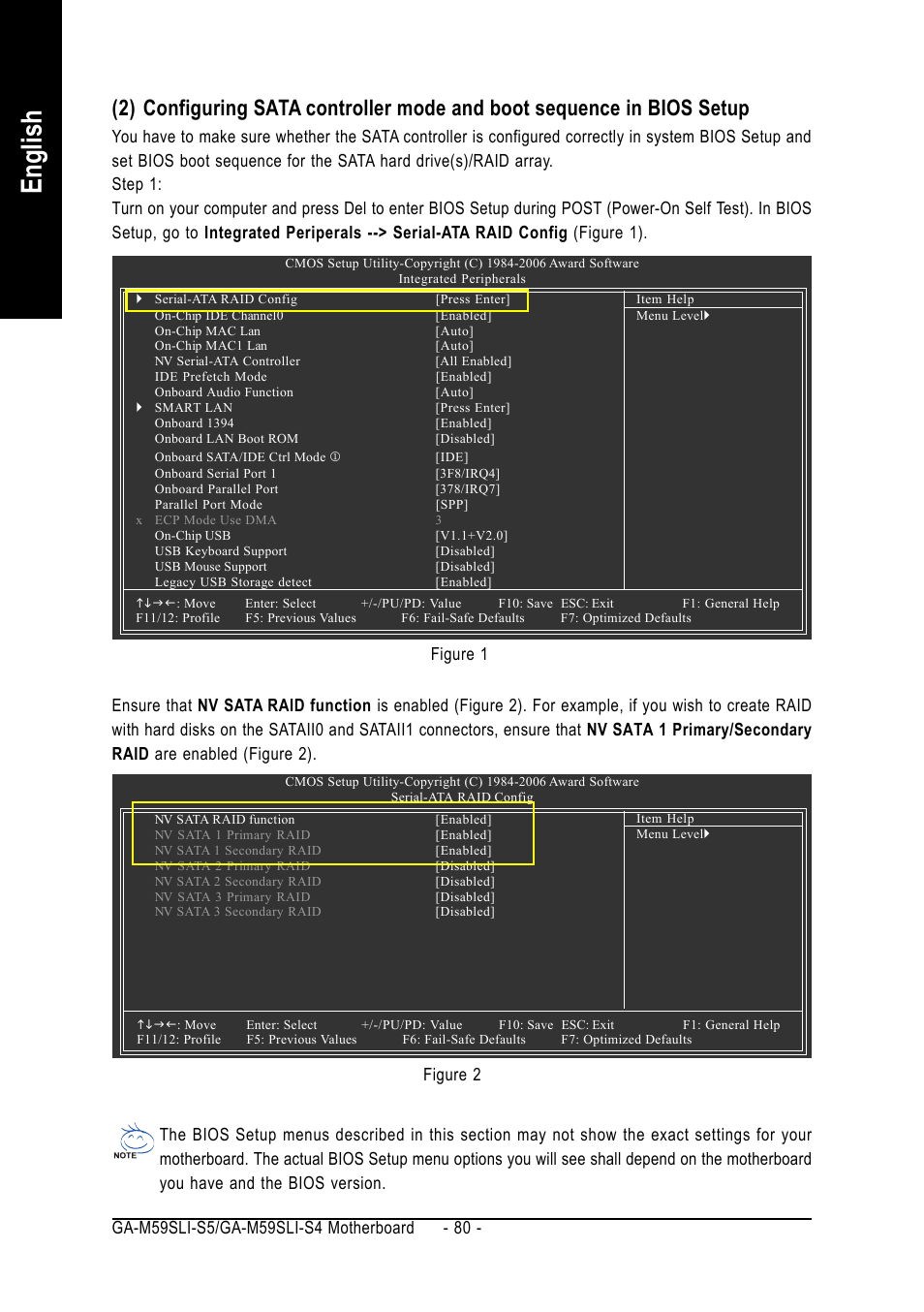 English | GIGABYTE AMD Socket AM2 Processor Motherboard GA-M59SLI-S5 User Manual | Page 80 / 120