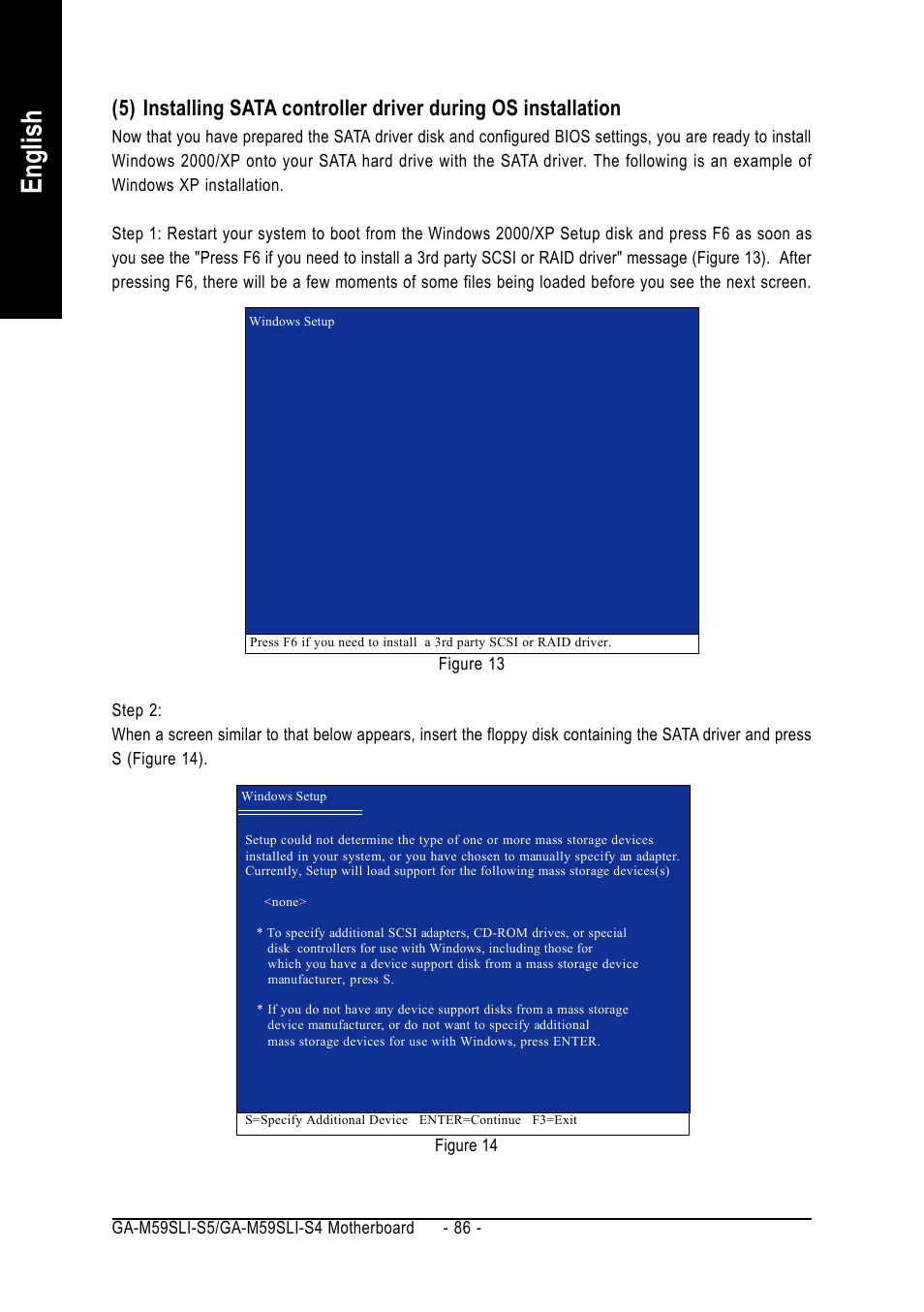 English | GIGABYTE AMD Socket AM2 Processor Motherboard GA-M59SLI-S5 User Manual | Page 86 / 120