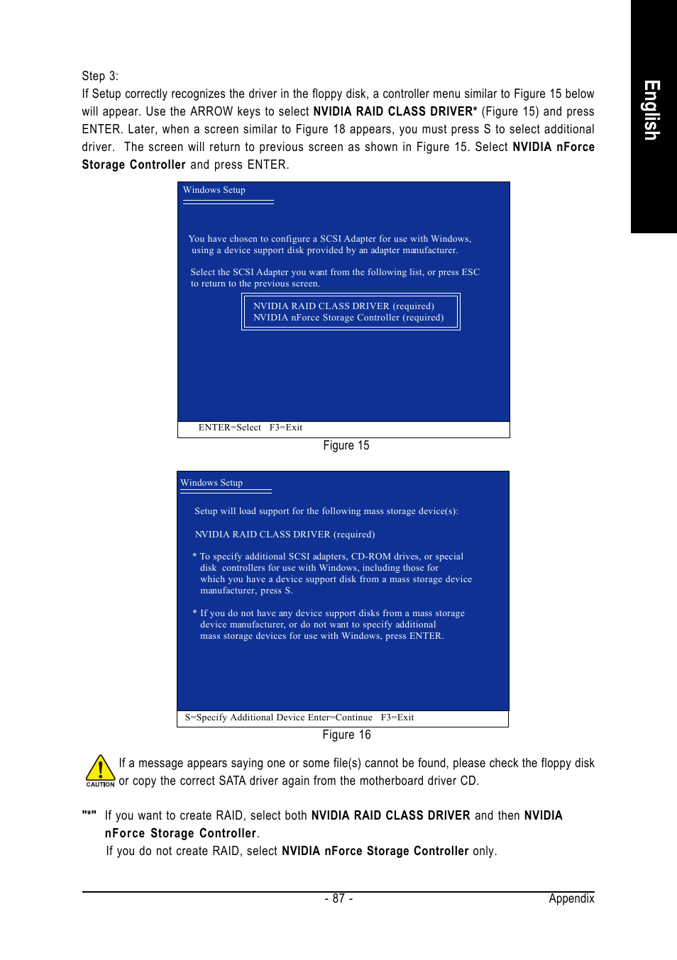 English | GIGABYTE AMD Socket AM2 Processor Motherboard GA-M59SLI-S5 User Manual | Page 87 / 120
