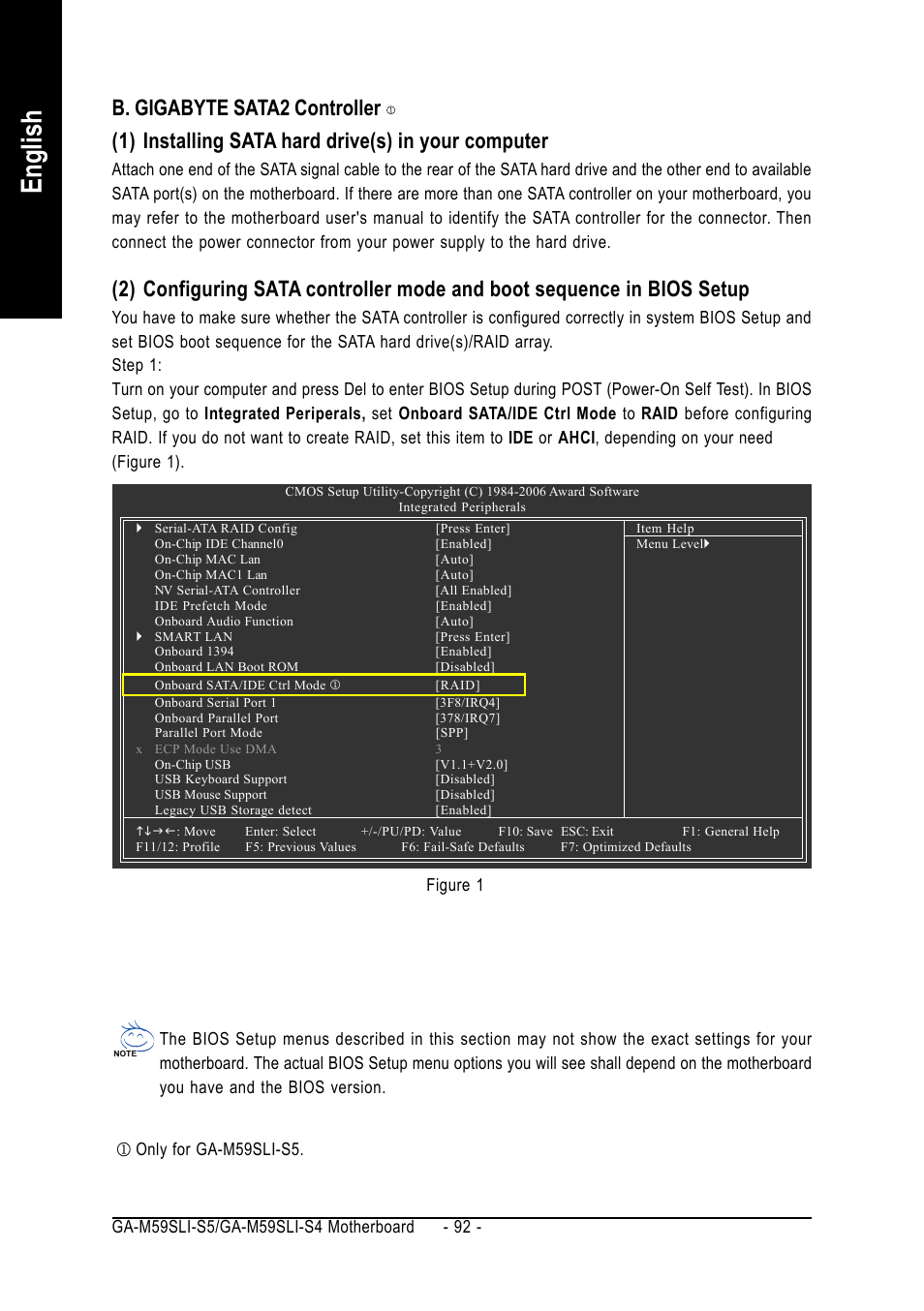 English | GIGABYTE AMD Socket AM2 Processor Motherboard GA-M59SLI-S5 User Manual | Page 92 / 120