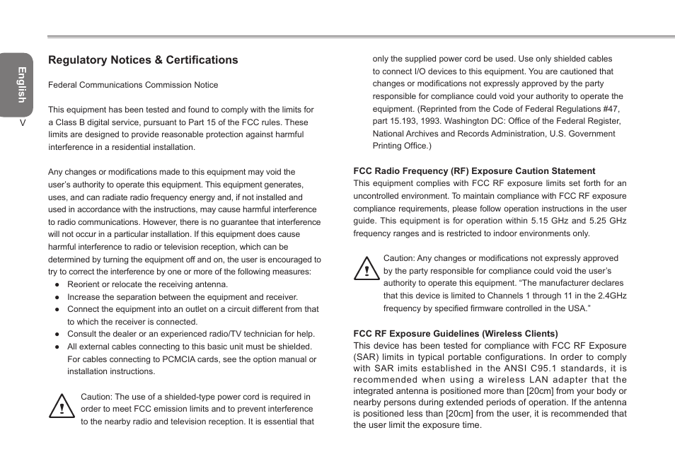 Regulatory notices & certifications | GIGABYTE Q2532 User Manual | Page 7 / 40