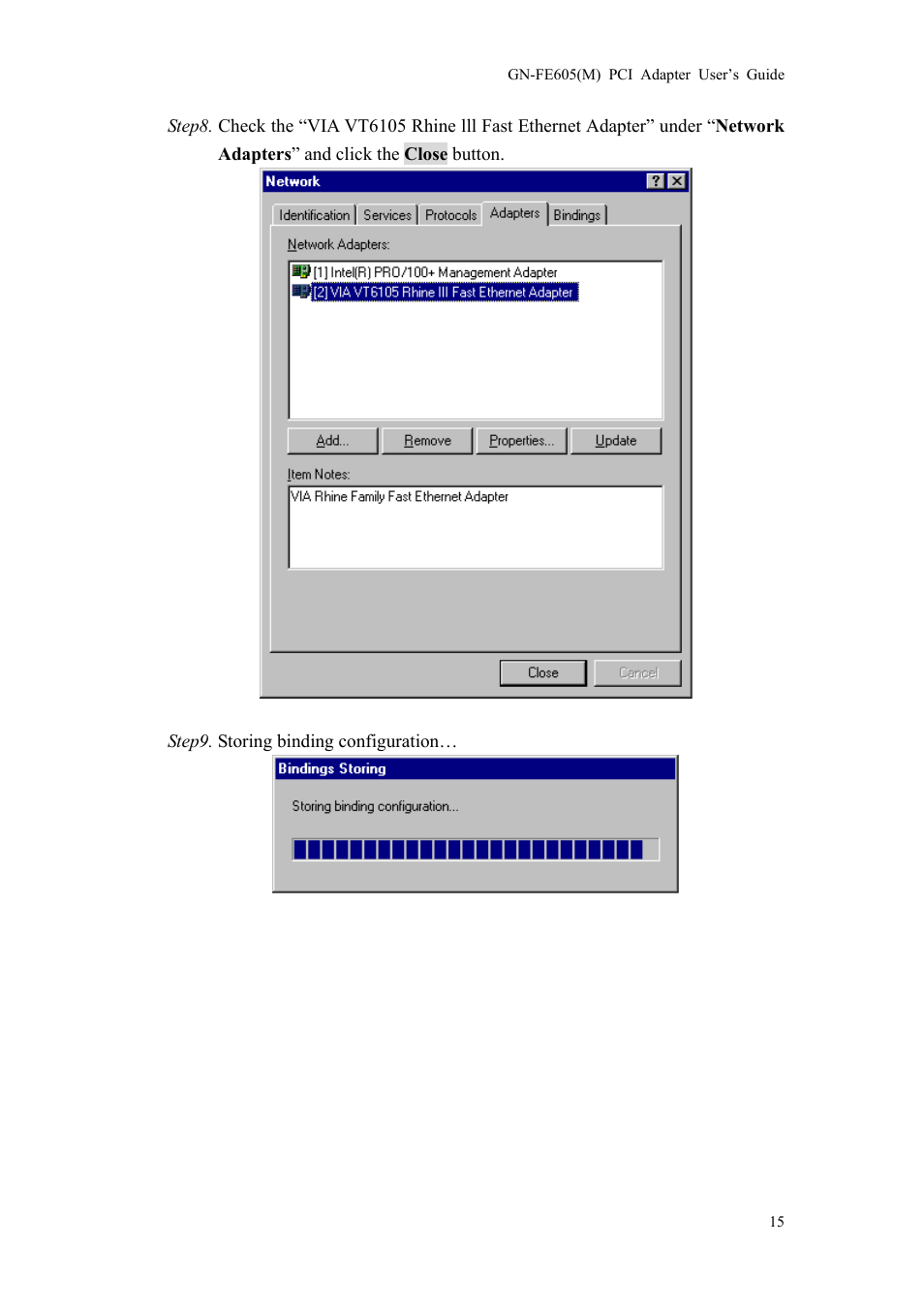 GIGABYTE GN-FE605(M) User Manual | Page 17 / 62