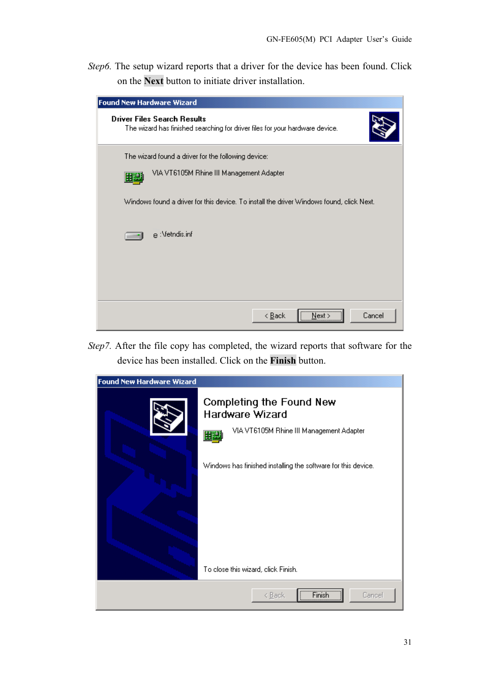 GIGABYTE GN-FE605(M) User Manual | Page 33 / 62