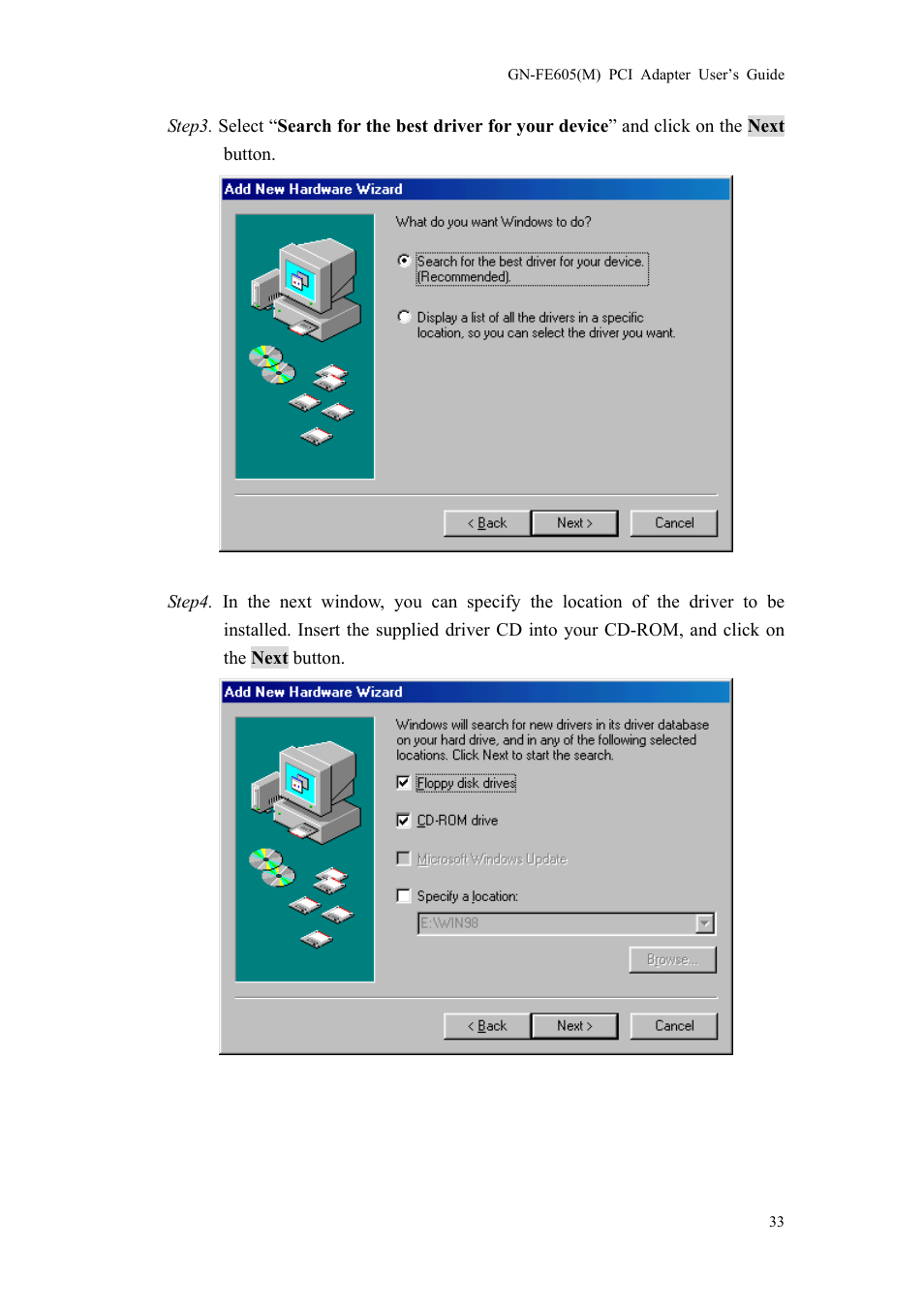 GIGABYTE GN-FE605(M) User Manual | Page 35 / 62
