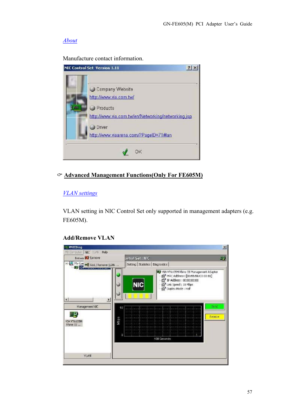 GIGABYTE GN-FE605(M) User Manual | Page 59 / 62