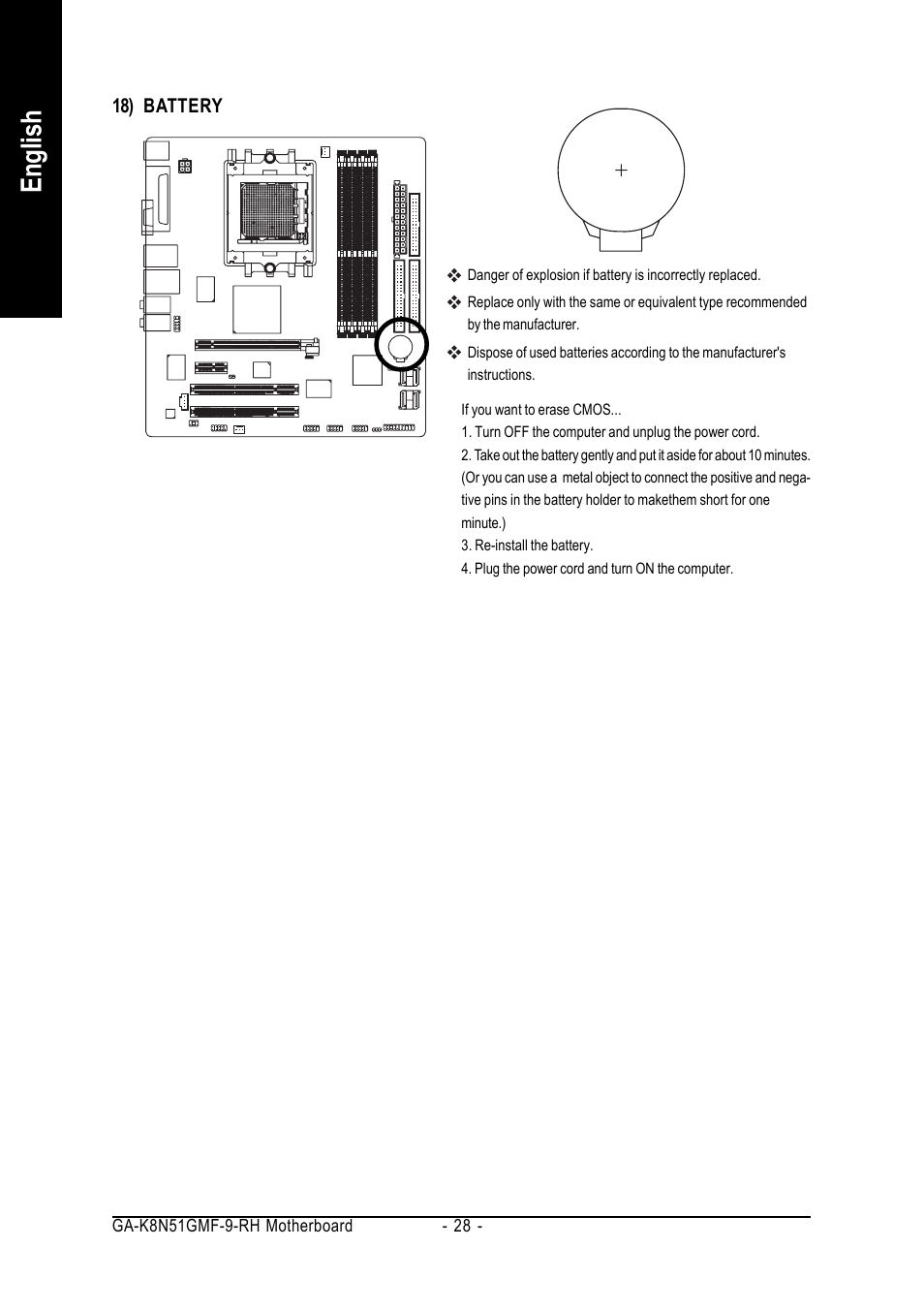 English | GIGABYTE GA-K8N51GMF-9-RH User Manual | Page 28 / 88