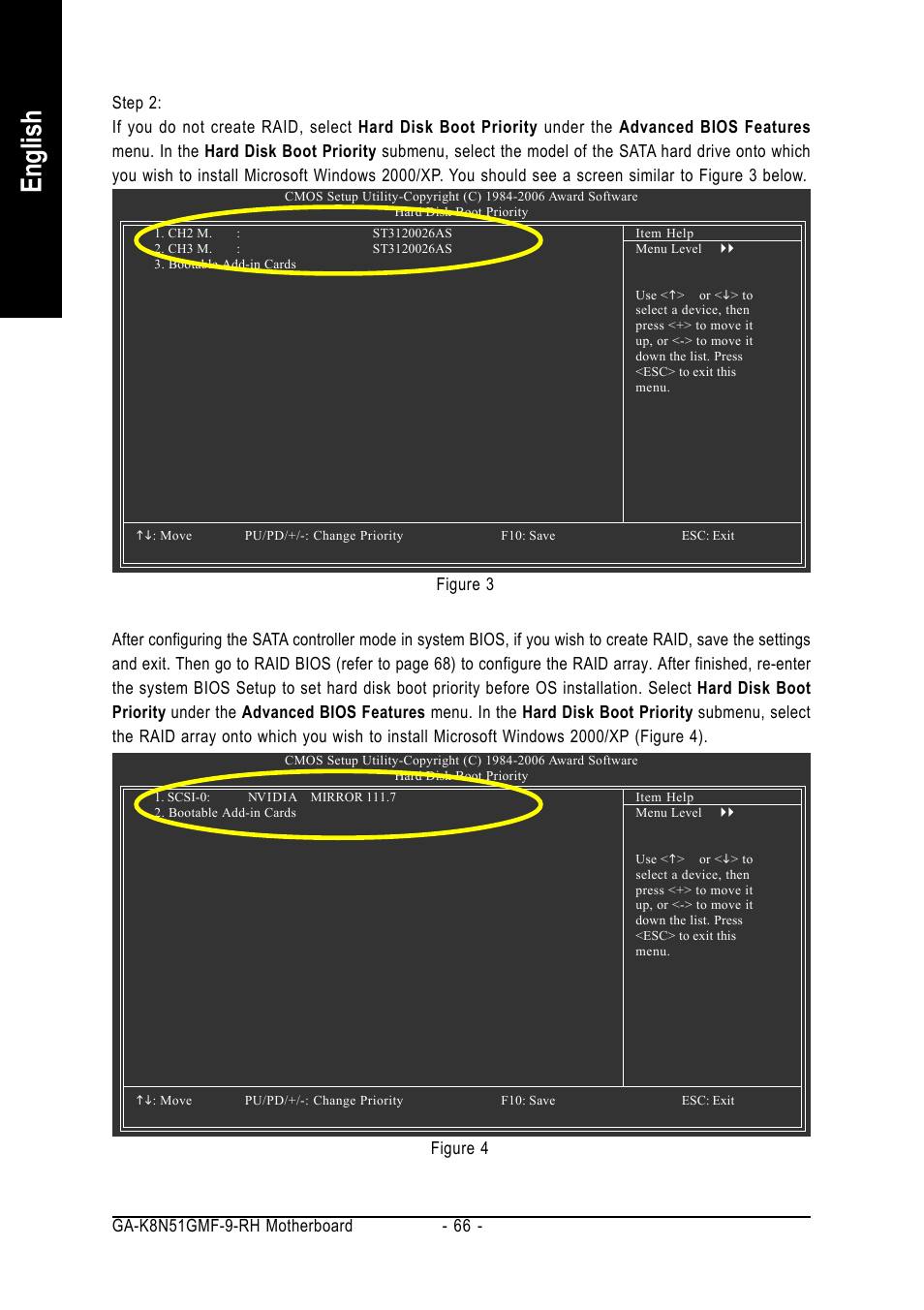 English | GIGABYTE GA-K8N51GMF-9-RH User Manual | Page 66 / 88