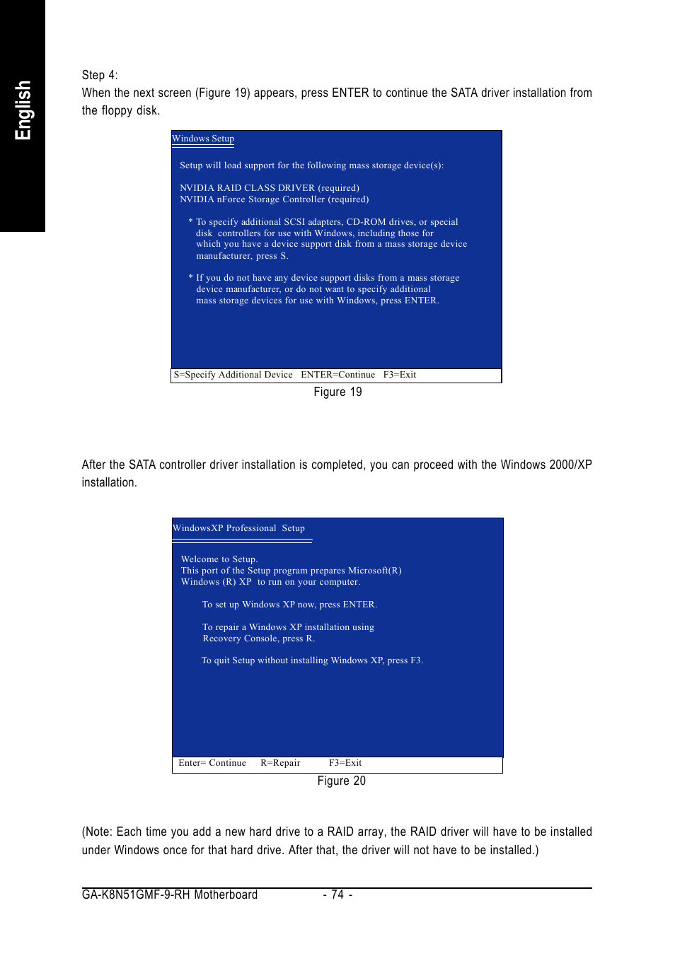 English | GIGABYTE GA-K8N51GMF-9-RH User Manual | Page 74 / 88