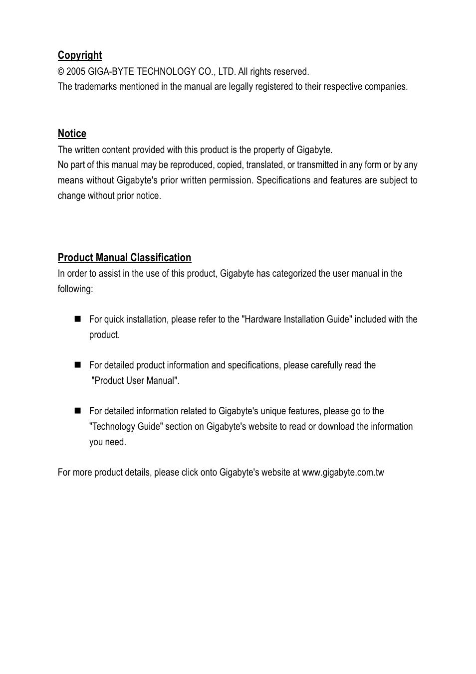 GIGABYTE GA-8AENXP-D User Manual | Page 3 / 88