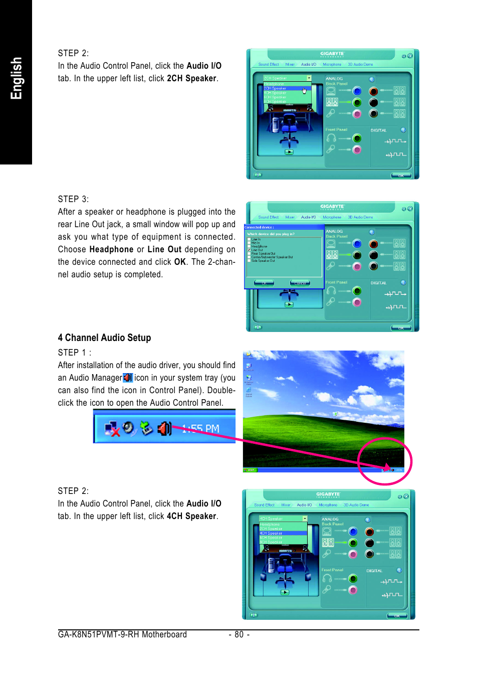 English | GIGABYTE GA-K8N51PVMT-9-RH User Manual | Page 80 / 88