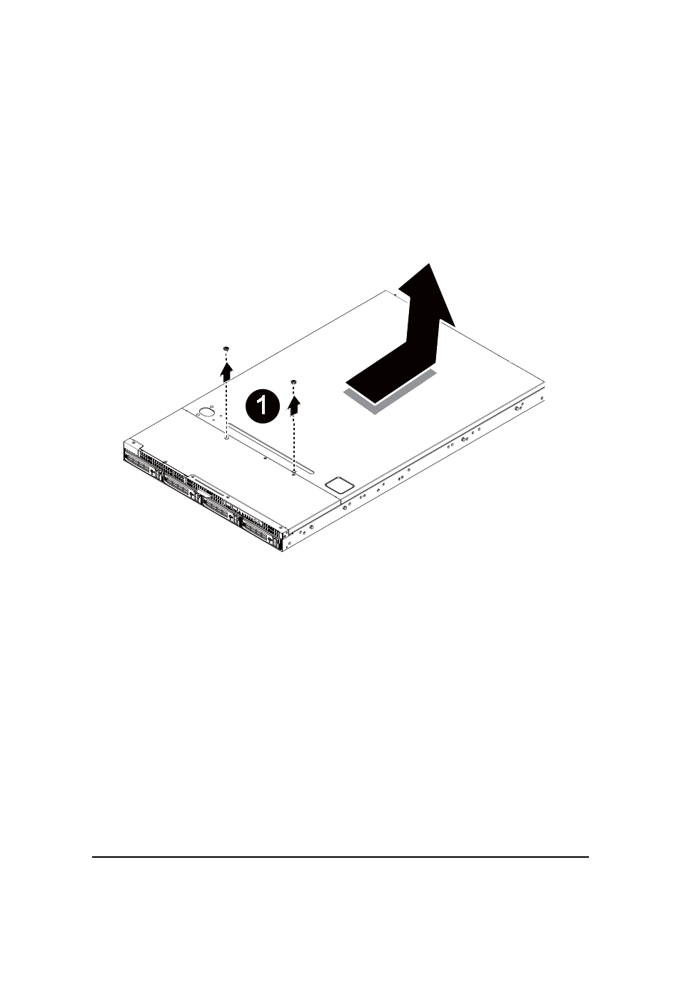 Remove the chassis cover | GIGABYTE GS-R12T4H2-RH User Manual | Page 12 / 81