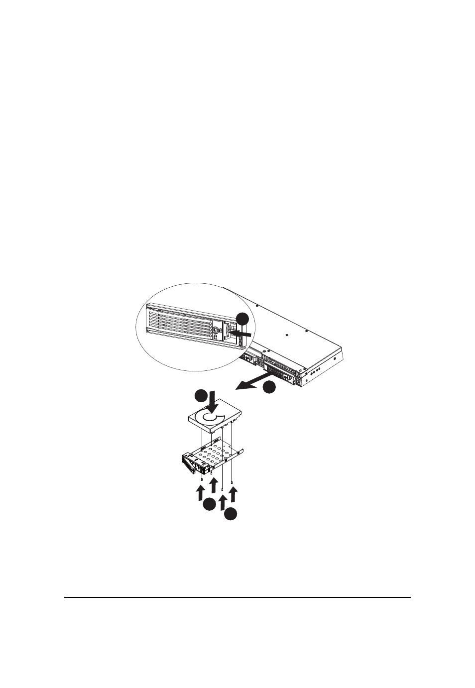 Installing the hard disk drive | GIGABYTE GS-R12T4H2-RH User Manual | Page 21 / 81
